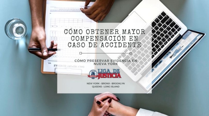 obtener mayor compensacion en caso de accidente Hoy hablaremos de cómo preservar la evidencia; o sea, cómo ayudar a obtener mayor compensación en caso de accidente con lesiones personales.