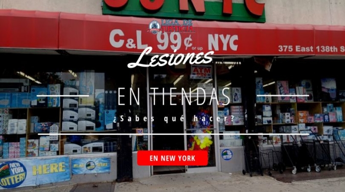 te lesionas en una tienda en nueva york Un paso a paso para saber qué hacer si te lesionas en una tienda en Nueva York. 99 cent store en NYC.