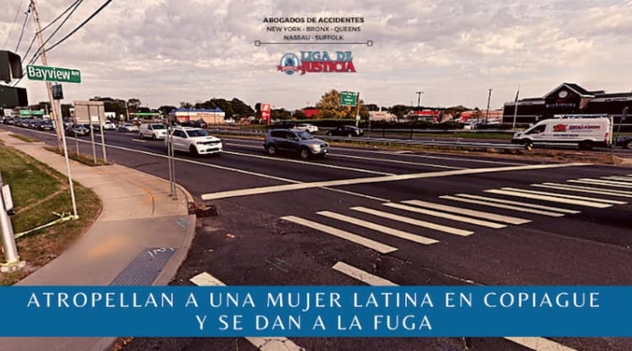 atropellan a una mujer latina en copiague y se dan a la fuga Atropellan a una mujer latina en Copiague y se dan a la fuga.
