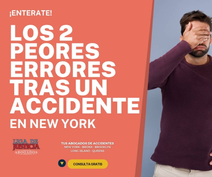 Enterate de los 2 perores errores tras un accidente en New York o Long Island que la gente comete.